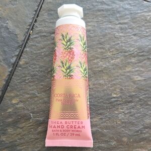 Bath & Body Works Costa Rica Pink Pineapple Sunrise Travel Shea Hand Cream 1oz